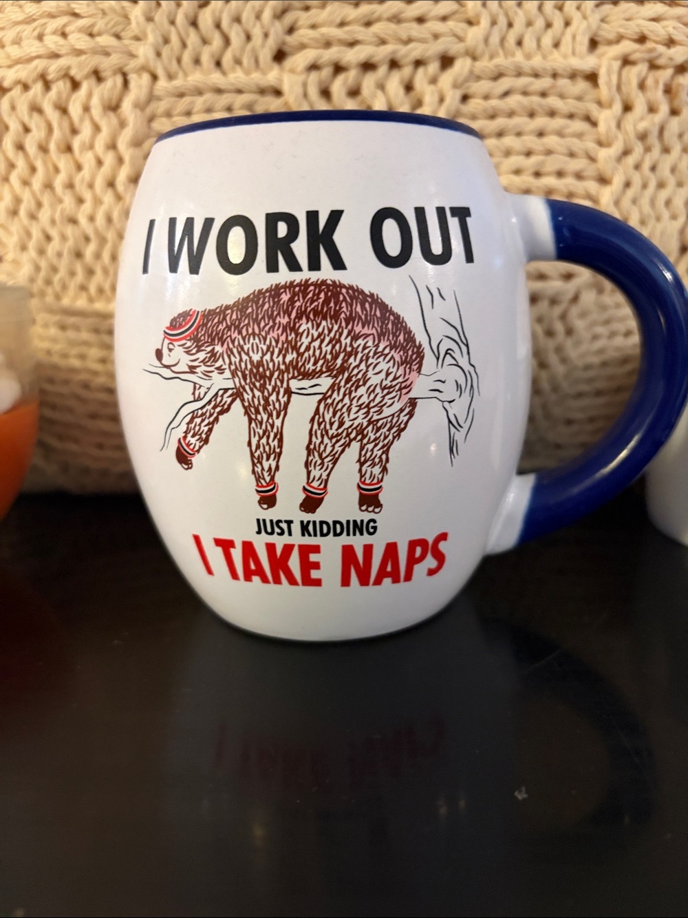 Rainforest Cafe 'I Work Out I Take Naps' Coffee Mug